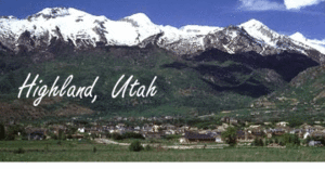 mountains of Highland Utah