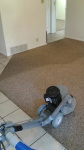 carpet cleaning halfway through
